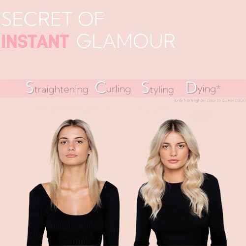 Tape in Hair Extensions Real Human Hair Double Stitched Invisible Seamless 20pcs 50g (Balayage Caramel Blonde to Bleach Blonde, 14 inch)