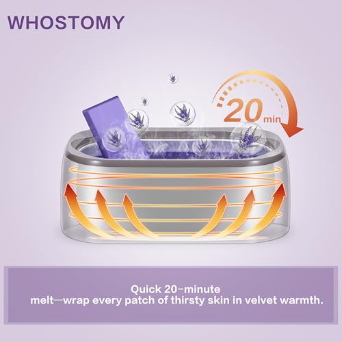 Paraffin Wax Machine for Hands and Feet, Paraffin Wax Warmer Moisturizing Kit 4000ml Wax Bath with Auto Timer, 6-Pack Wax Refills for Manicure Pedicure Home Spa