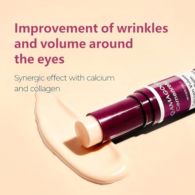 Cemenrete Calcium Multi Balm, Wrinkle Core Stick | Anti-aging, Sagging, Wrinkles | Containing Collagen Moisturizing Stick, Vitamin E, Repair moisturizing Cream, Firming Skin (1PC)