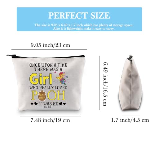 GJTIM Movie Inspired Bear Travel Bag Bear Accessories Bear Zipper Pouch for Bear Lovers (Loved P)