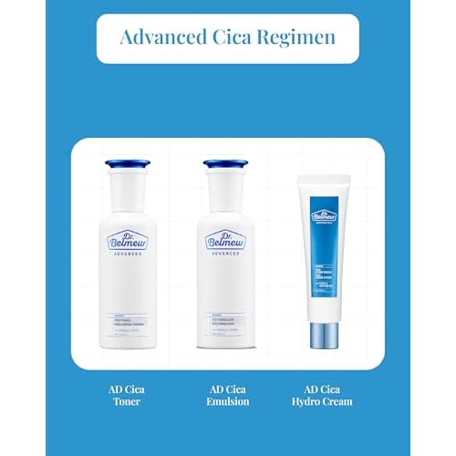 DR. BELMEUR Advanced Cica Hydro Cream Special Set (2fl oz*2, Pack of 2) - Soothing, Barrier-Strengthening Face Moisturizer for Sensitive Skin. Korean Skin Care. Centella Asiatica