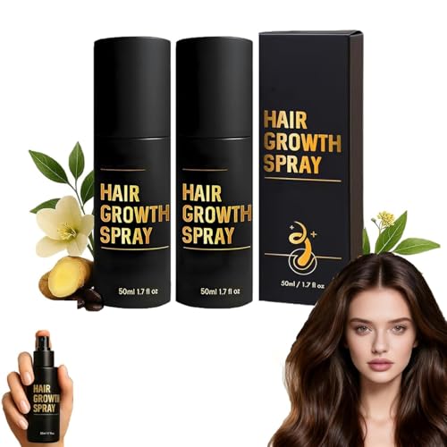 Hair Growth, Hair Growth Spray, motes Thicker, Fuller Hair For Women & Men, Natural Ingredients Hair Thickening Sprays For All Hair Types£¨2PCS£©