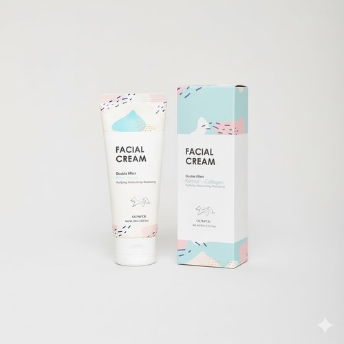 Glamfox Facial Cream - With retinol and collagen to help skin with a lack of balance find its natural beauty.