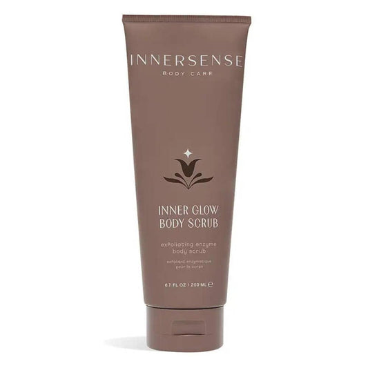 INNERSENSE Organic Beauty - Inner Glow Body Scrub | Non-Toxic, Cruelty-Free Exfoliating Enzyme Body Scrub (6.7 fl oz | 200 ml)