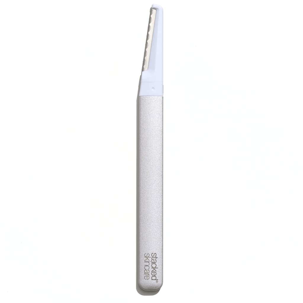 Professional Dermaplaning Tool - Precision Exfoliation for Smooth Skin | Refillable Blades & Aluminum Handle