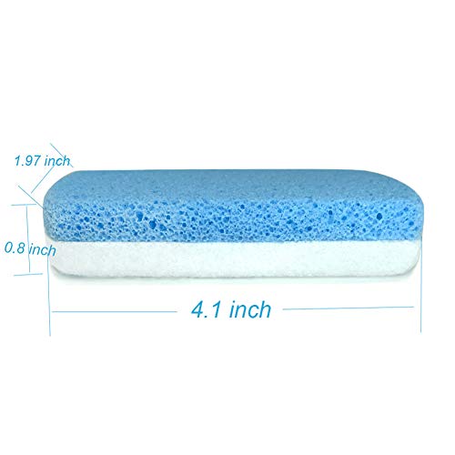 Maryton Glass Pumice Stone for Feet, Callus Remover and Foot Scrubber & Pedicure Exfoliator Tool Pack of 2