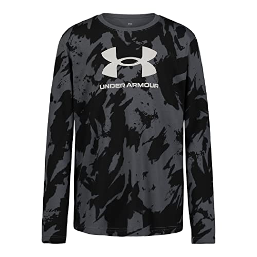 Under Armour Plume Wave LS, Pitch Gray Plume Wave, YLG