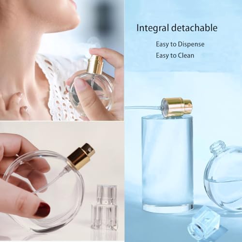 3 Pcs Perfume Bottle Atomizers,1 oz Refillable Fine Mist Sprayer Empty Fragrance Bottles Portable Travel Perfume Dispenser Containers for Essential Oil perfumery(30ml)