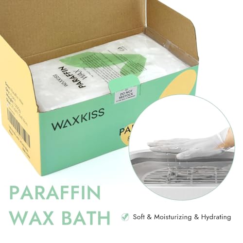 Paraffin Wax Refills for Paraffin Baths, 6 packs Unscent Paraffin Wax for Hand and Feet Hydration and Moisturizing