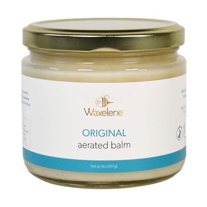 Waxelene Original Aerated Balm Large Jar, Organic Multipurpose Ointment the Petroleum Jelly Alternative Eczema Dry Sensitive Skin Face Moisturizer