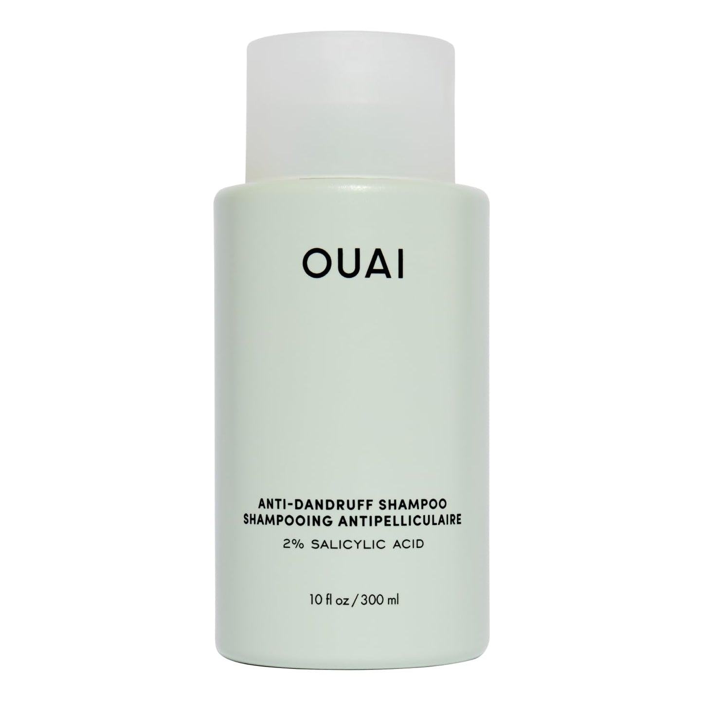 OUAI Anti Dandruff Shampoo - Soothing Salicylic Acid Shampoo for Flaky, Dry and Itchy Scalp - Reduces Itching, Redness and Irritation - Sulfate Free Scalp Care (10 Fl Oz)