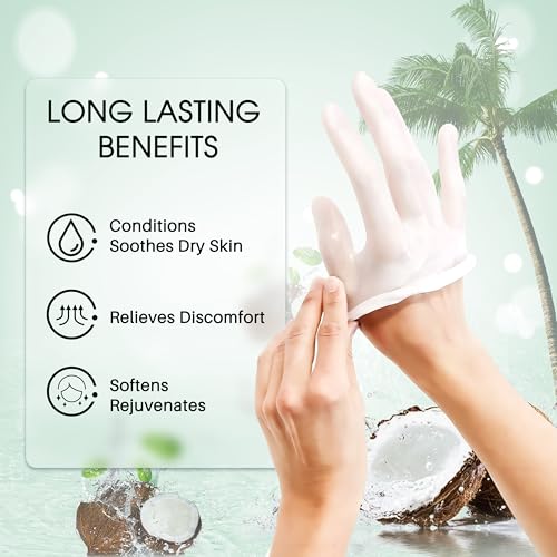 Natural Paraffin Wax Refills, 12-Pack Paraffin Wax Blocks of Coconut Scent for Paraffin Bath, Paraffin Wax for Hand and Feet for Deep Hydration, Moisturizing and Nourish(Coconut)