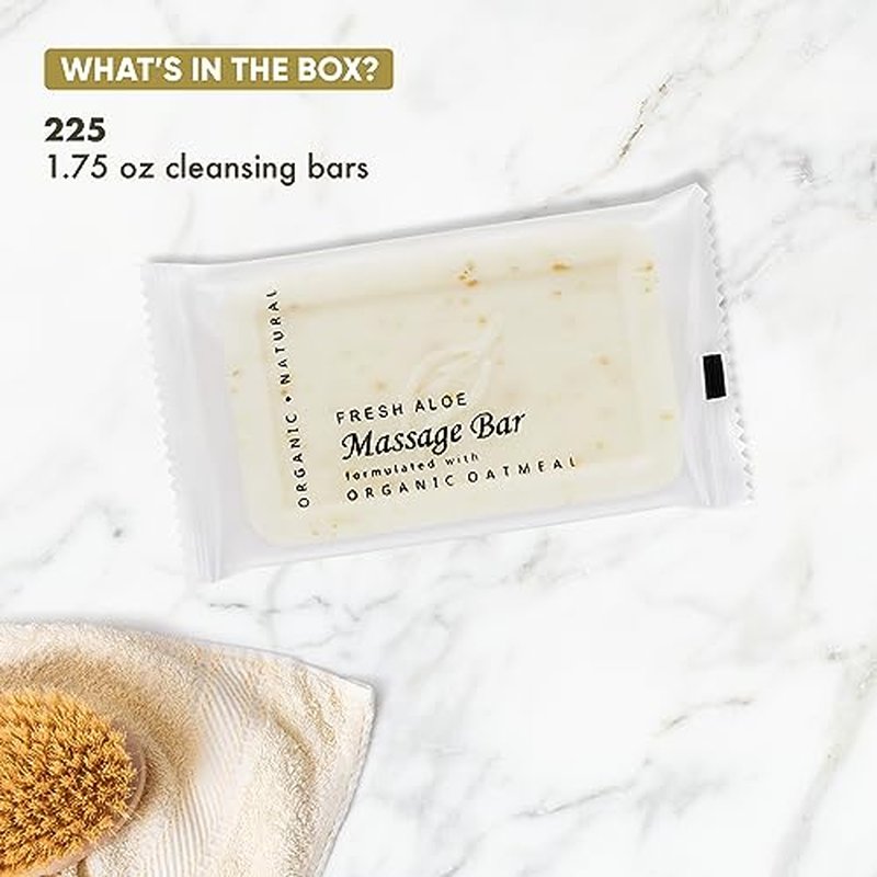 Diversified Hospitality Body Bar Soap, Travel Size Hotel Amenities, 1.75 oz (Case of 225)