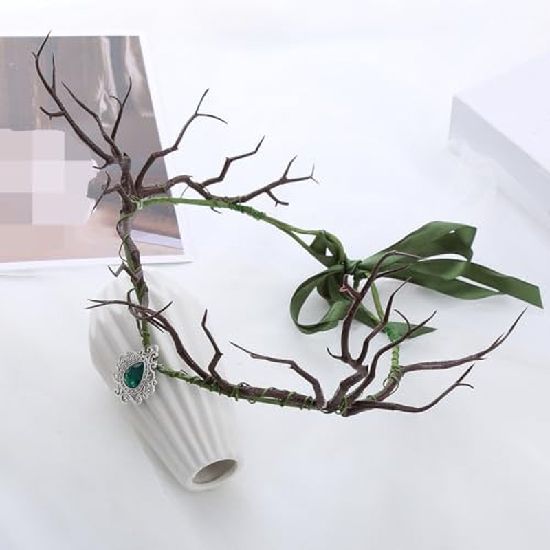 Vivivalue Floral Crown Women Flower Headband Floral Headpiece Halo Wedding Party Festival Photos