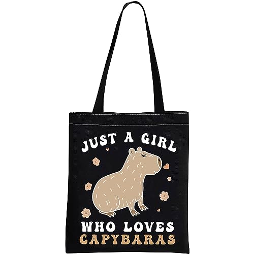 Capybara Lover Accessories Giant Cavy Rodent Gift Animals Theme Gift Just Who Loves Capybaras Cosmetic Bag