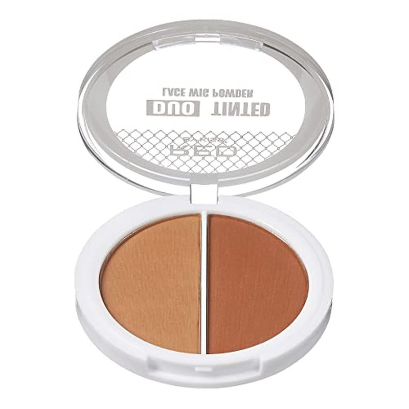 RED by Kiss Lace Wig Brush Tinted Powder Set ? Matte Finish, Oil Control, Lightweight, Long-lasting, Mix & Match Shade Duo