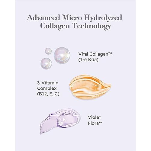 ISA KNOX AGE FOCUS VITAL COLLAGEN Essential Serum (2.4fl oz) - Korean Skin Care, Ampoule by LG Beauty. Hydrolyzed Collagen, Vitamins C, B12 & E