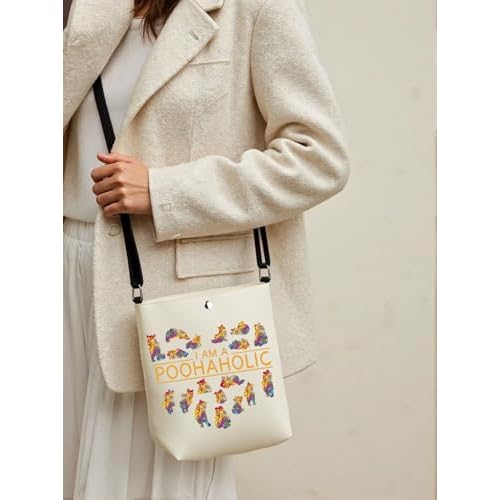 Bear Gift Cartoon Character Fans Gift Bear Accessories I Am A Poohaholic Travel Bag (Poohaholic CB)