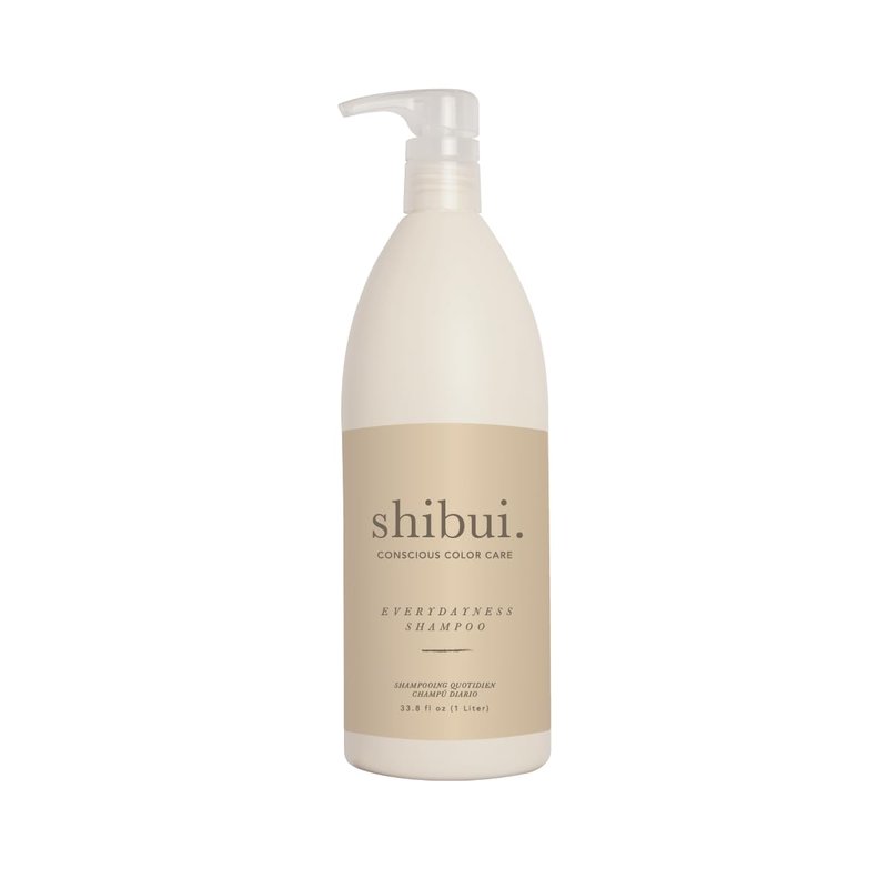 SHIBUI Everydayness Shampoo, Gentle Daily Cleanser with Rose Water & Saké, For Fine to Medium Hair, Color-Safe & Silicone-Free, 33.8 Fl Oz