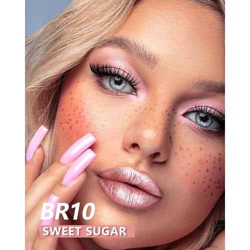 MAKI YIKA 3Pc Metallic Lipstick Long Lasting Nude Pink Red Glitter Lipsticks High Shine Lipstick No Smudge No Transfer Liquid Lip Gloss (Nude/Pink/Red)