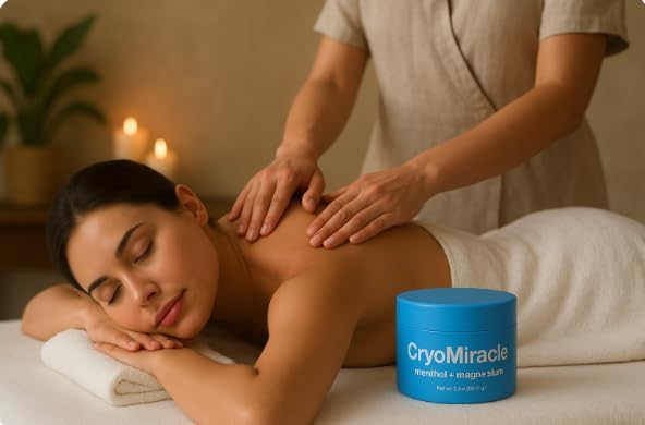 Cooling Relief Cream - Menthol & Magnesium for Soothing Muscle Discomfort