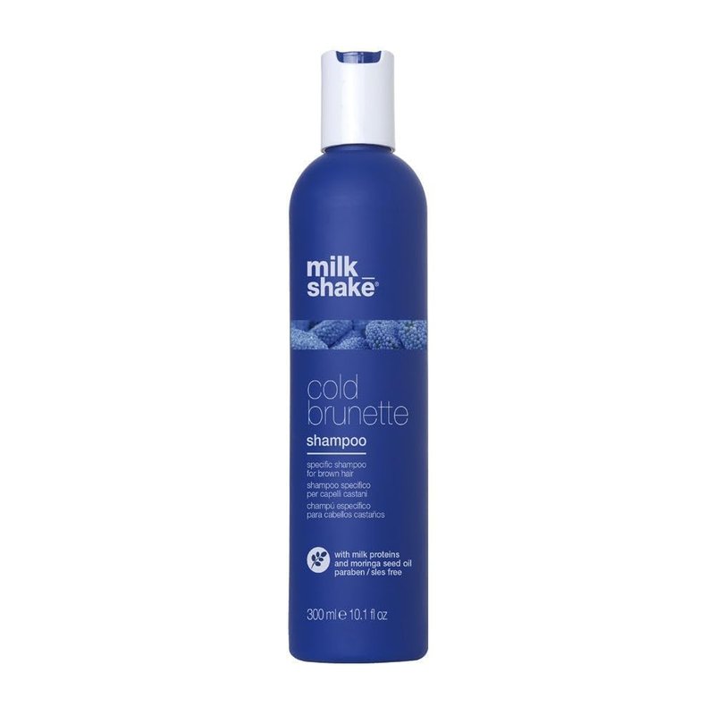Cold Brunette Shampoo - Toning Shampoo with Blue Pigment to Neutralize Orange & Red | Strengthens & Boosts Shine, SLS/SLES-Free