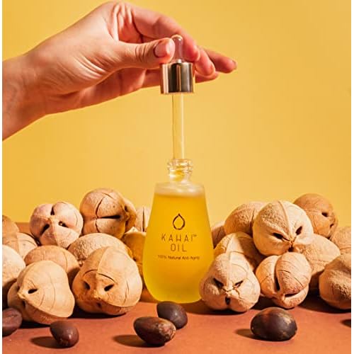 Kahai Oil Natural Anti Aging Face & Body Oil 100% Pure Cacay Cold Pressed Reduce Wrinkles & Fine Lines, Firms Skin, Elasticity Deep Hydration For Face, Neck, Decollete, Hands, Hair All Skin Types 30ml