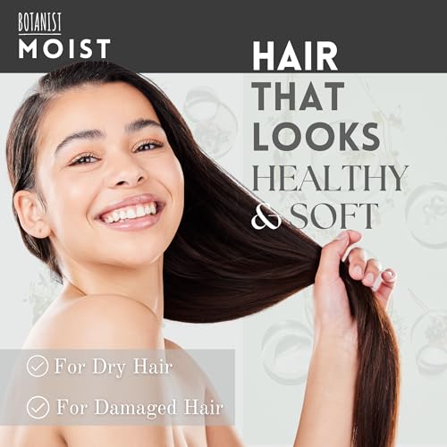 BOTANIST Keratin Shampoo and Conditioner Set for Women & Men, Argan Oil Shampoo & Conditioner with Collagen, Protein & Jojoba, Sulfate Free Natural Shampoo & Conditioner from Japan 31.7Fl Oz MOIST