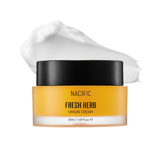 NACIFIC Fresh Herb Origin Facial Moisturizer Vitamin B, Vitamin Radiance Skin's moisture barrier Cream Hydrating day and night Korean skincare radiation relief cream 1.69fl.oz 50ml for All skin types