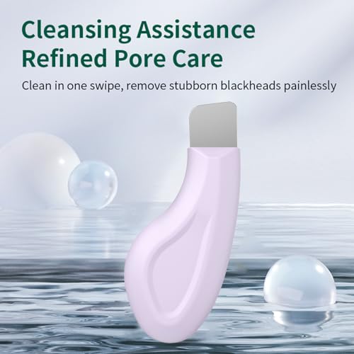 Silicone Nose Blackhead Remover/Face Spatula for Deep Cleaning Black Head Removal.Mild and Safe Skin Scrubber for Remove Facial and Nose Ehead (Purple)