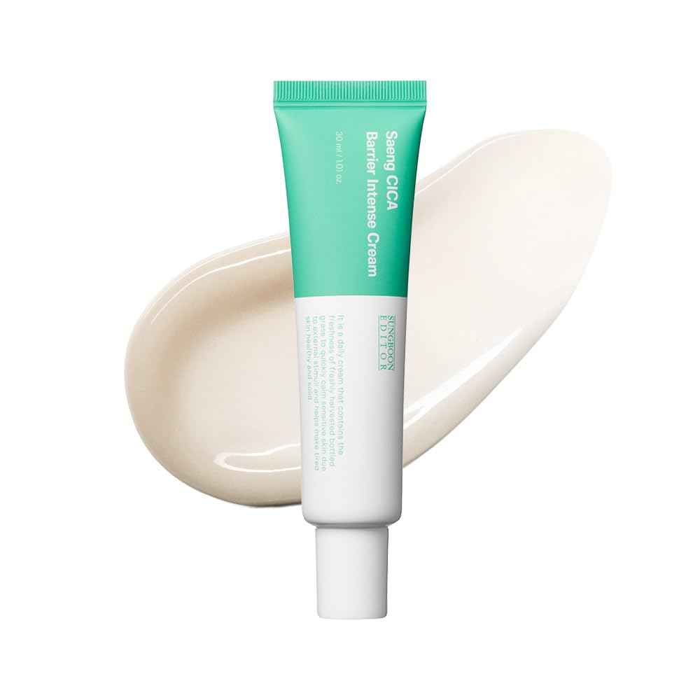 SUNGBOON EDITOR Saeng Cica Barrier Intense Cream | cica face moisturizer, soothing cream for dry & irritated skin, Korean skincare