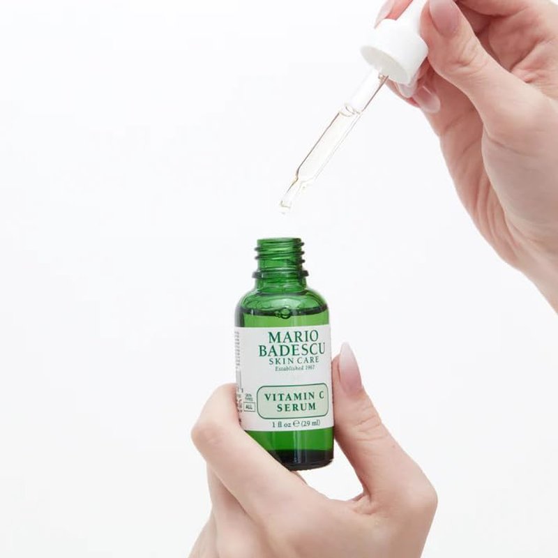 Mario Badescu Vitamin C Serum - Lightweight Anti-Aging Formula with Sodium Hyaluronate | 1 Fl Oz