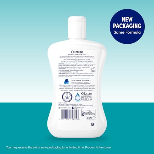 Oilatum Bath Formula 300ml, for Itchy Irritating Dry Skin Conditions