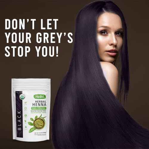 Pardesi Hair Henna Powder Black Color I USDA Organic I 7.05 oz (200 Gram) | Natural Hair & Beard Dye I Unisex I Amonia and PPD Free I Includes Gloves, Hair Cap and Applicator I From India
