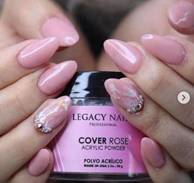 Cover Acrylic Powder for Professional Nail Art - 4 oz | Ideal for French Nails & Extensions in Cover Rose