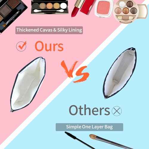 Teacher Appreciation Gifts Makeup Bag: Floral Themed Cosmetic & Toiletry Organizer Pouch For Women & Girls Teachers - Ideal Gift for Travel, Birthdays, Christmas, Teacher's Day, Thanksgiving Day.