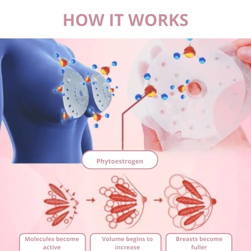 Lifting Patch - 2025 Best Breast Patch, Feminara Breast Enhancement Patch with Papaya Extract, Get a Bigger Bust in Just 5 Days (3 Box)