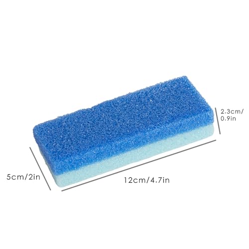 6 Pack Foot Pumice Stone for Feet Callus and Foot Scrubber Dead Skin Remover (Blue)