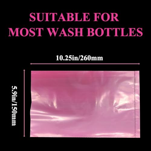Tattoo Wash Bottle Bags - Yugui 250PCS Disposable Tattoo Bottle Bags Covers Sleeves Squeeze Bottle Bags Covers For Tattoo Machine Gun Accessories Tattoo Cleaning Supplies Kits Accessories