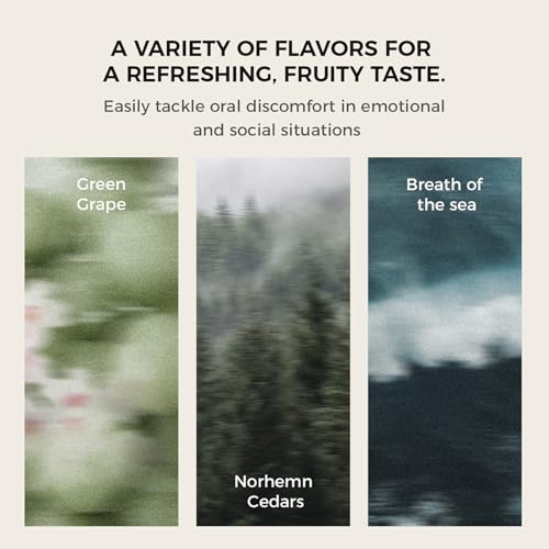 Smart Electric Oral Spray - Probiotic Mouth Spray Fresh Breath, Alcohol Free Breath Spray for Bad Breath, Rechargeable, Travel Size, Various Flavors with 3 Flavors Cartridges