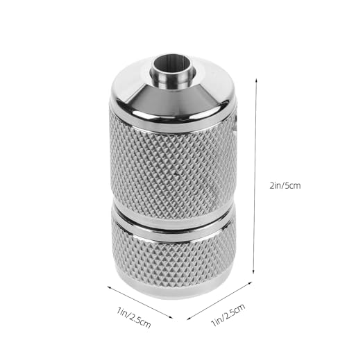 Artibetter Stainless Steel Tattoo Machine Tube Handle Grips Tip Tattoo Self Lock Grips for Tattoo Supplies Tools 25mm Metal Joycon