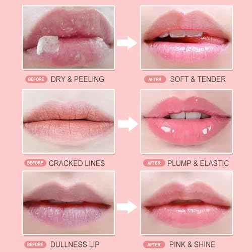 6 PCS Bee Lip Balm Honey Pot, Propolis Sleep Lip Mask Hydrating Prevention Dry and Crack Lip Scrubs, Moisturizing Lip Mask Overnight Reduce Lip Lines