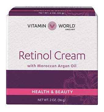 Vitamin World Retinol Cream, 2 oz, A 100,000 IU per oz