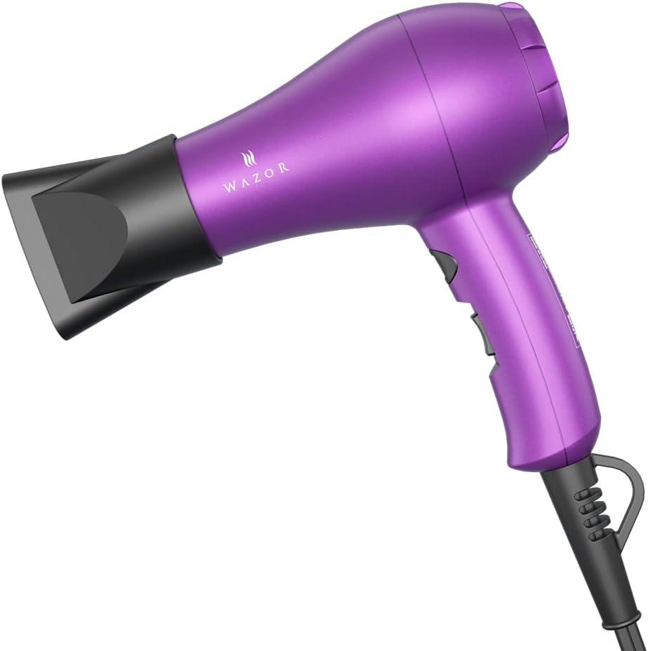 Lightweight Kids Hair Dryer - 1000W Ionic Compact Blow Dryer for Travel & RV | Perfect for Young Hair