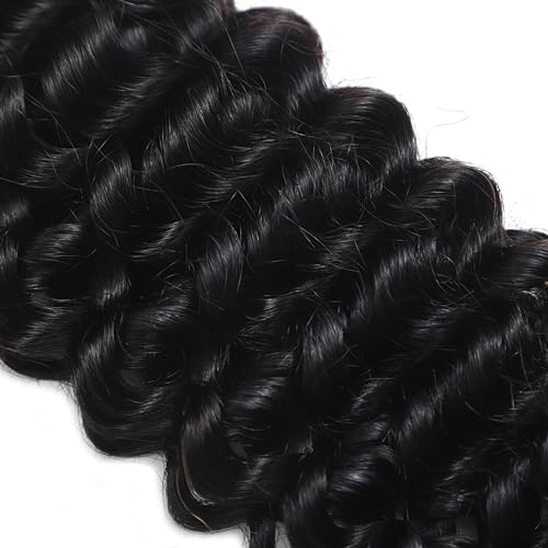 Human Braiding Hair for Boho Braids 3 Bundles 150g 24Inch Water Wave Human Hair Braiding Hair 12A Brazilian Virgin No Weft Hair Extensions for Bohemian Knotless Braids Bulk Human Hair for Braiding