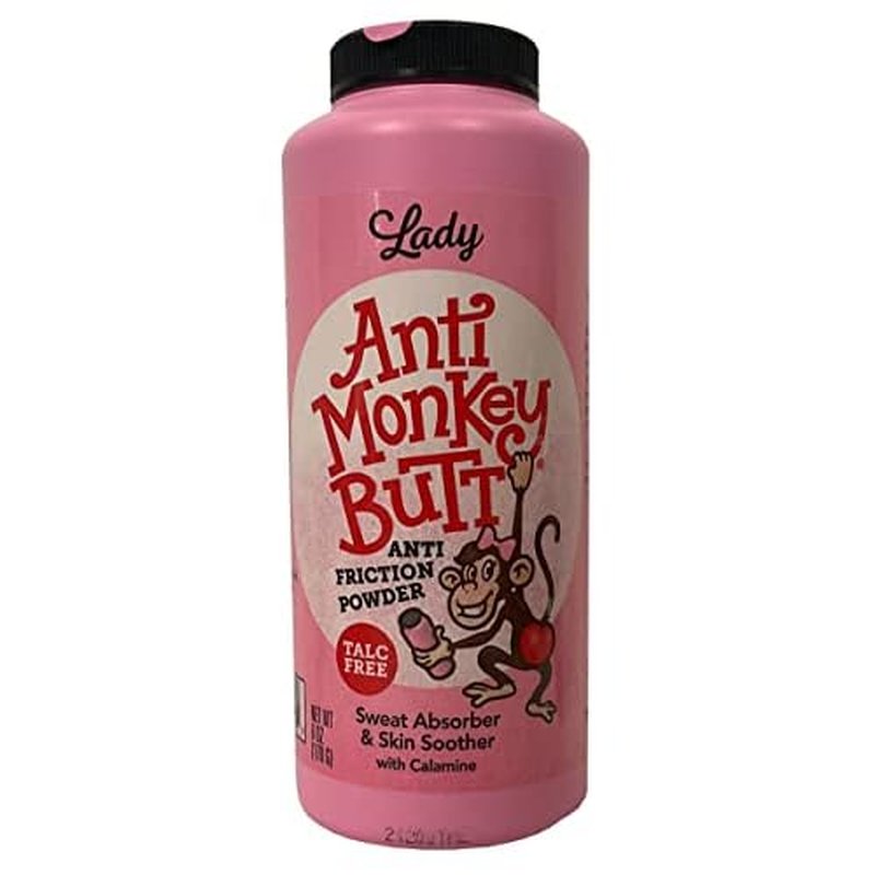 Anti Monkey Butt Women¡¯s Body Powder - Talc-Free, Sweat Absorbing, & Anti-Chafing Formula - All-Day Comfort & Protection - 6 oz