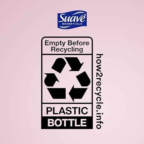 Suave Moisturizing Body Wash, with Wild Cherry Blossom and Vitamin E Extract, No Parabens, No Phtahaltes, 18 Oz Pack of 6