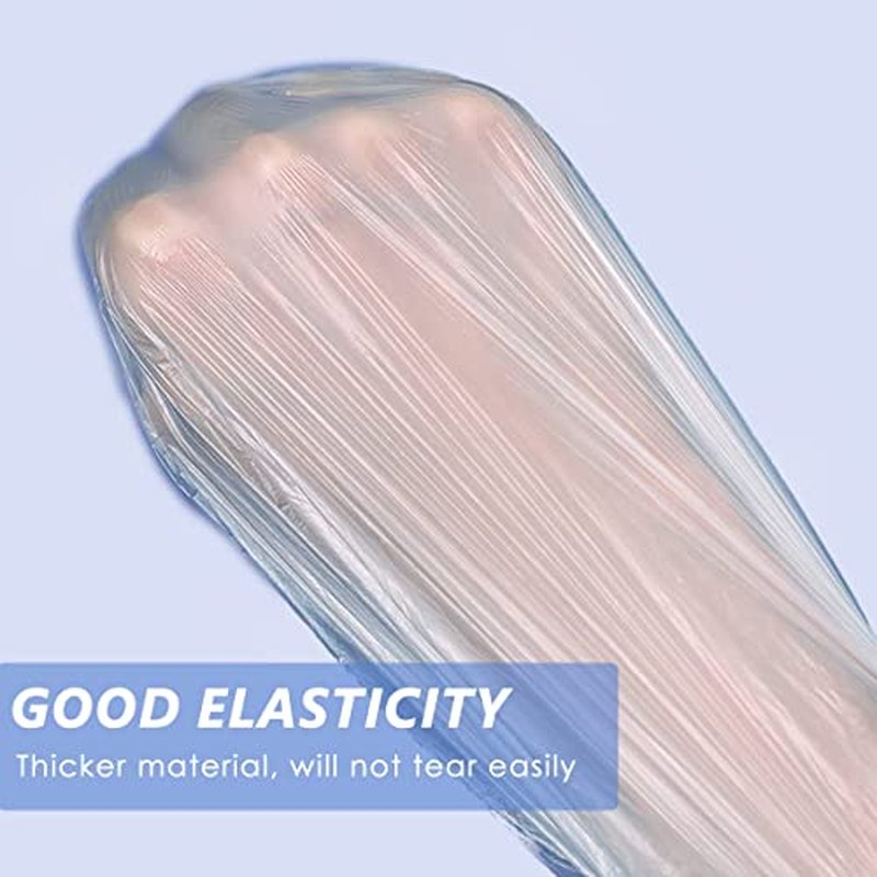 Aquior Shower Cap Disposable,30 PCS Bath Caps Large Thick Clear Waterproof Plastic Elastic Hair Bath Caps for Women Deep Conditioning Hair Care Hotel Travel Essentials Accessories Cleaning Supplies