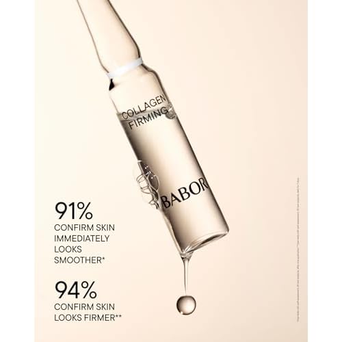 BABOR Collagen Firming Ampoule Concentrate, Collagen Skincare Capsule, Anti Aging Serum, Increase Elasticity, Firming and Lifting 7 Day Treatment