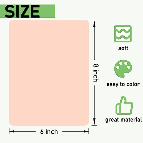 40Pcs Tattoo Skin Practice Kit Includes Fake Skin 10Pcs 8¡¿6in and Tattoo Stencil Transfer Paper 30Pcs A4 Size 4 Layers Supplies